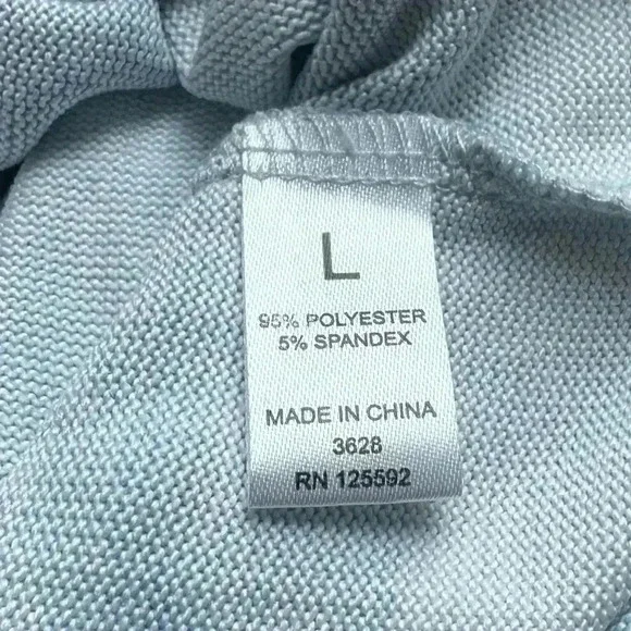 White Mark Blue and White tie dye pajama top Size L - Picture 4 of 5